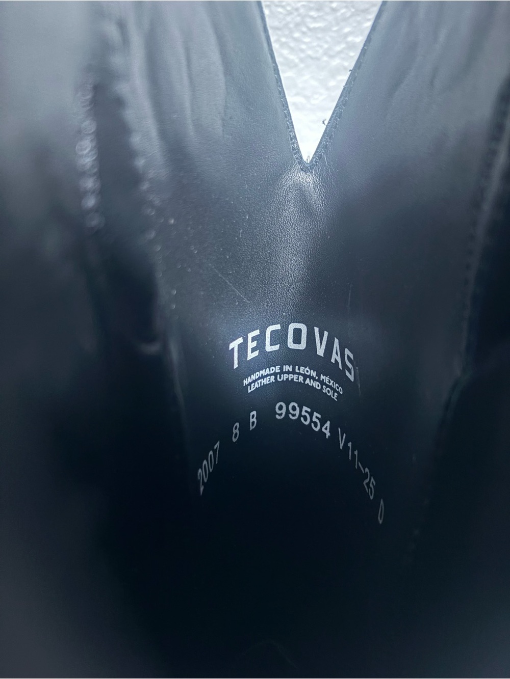 Tecovas Annie Hearts midnight Black Leather Western Boots - Picture 6 of 7